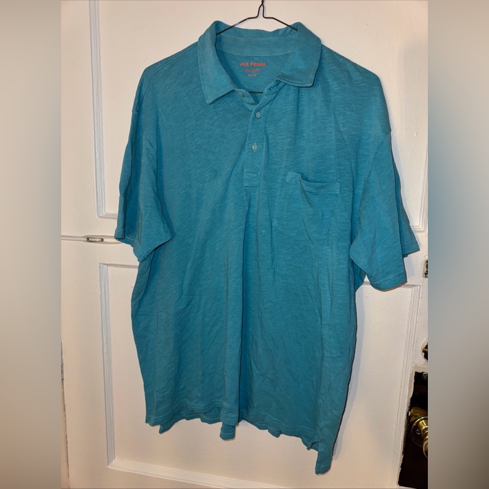 Joe Fresh Short Sleeve Polo Shirt Men's Size XL
